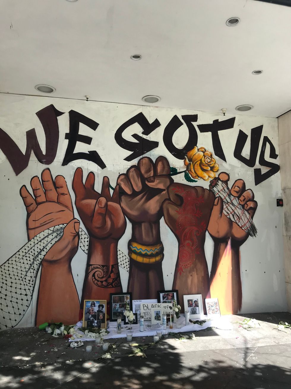 Black Lives Matter Power Fist Hoody by Kendal Blake