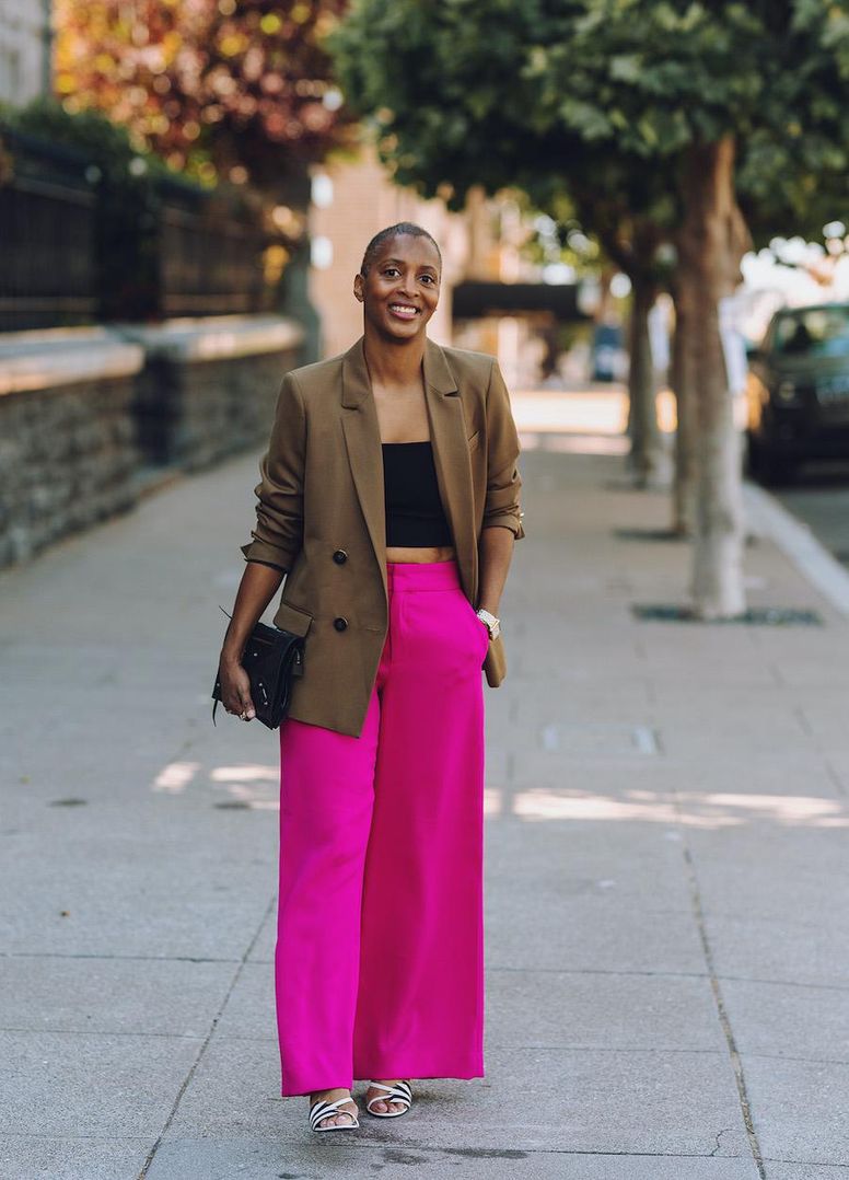 Zara Pink Trousers Outfits
