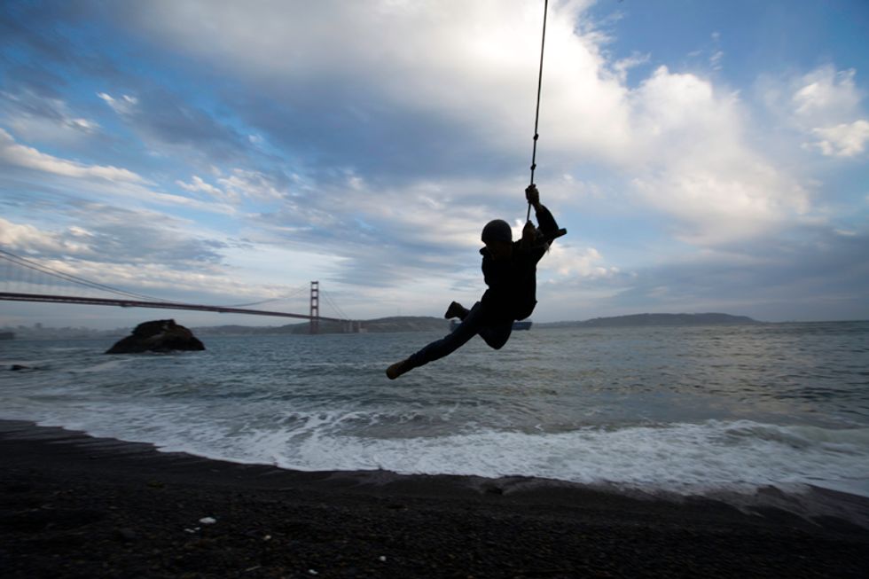 Scenes of the City: Stunning Views From the Kirby Cove Campsite - 7x7 Bay  Area