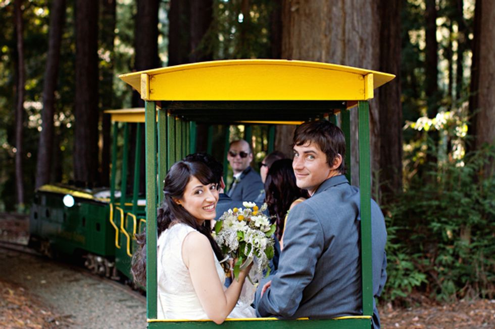 Wedding Inspiration: All Aboard for a Whimsical Affair in the Los Gatos Redwoods