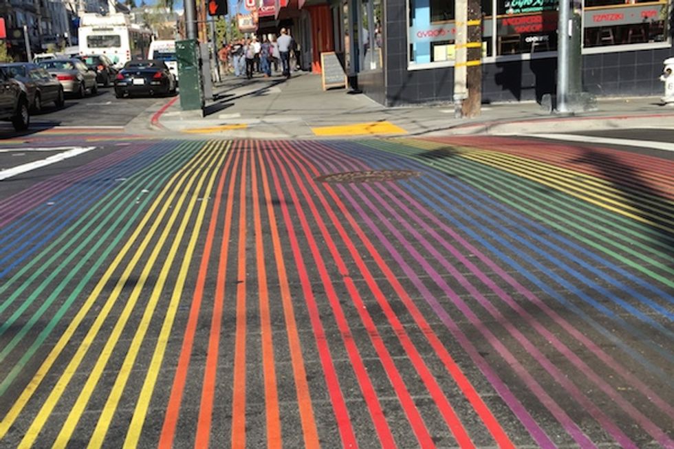 The Castro Rainbow Sidewalks Margaritas Lgbt Community Shrine 7x7 Bay Area 4783