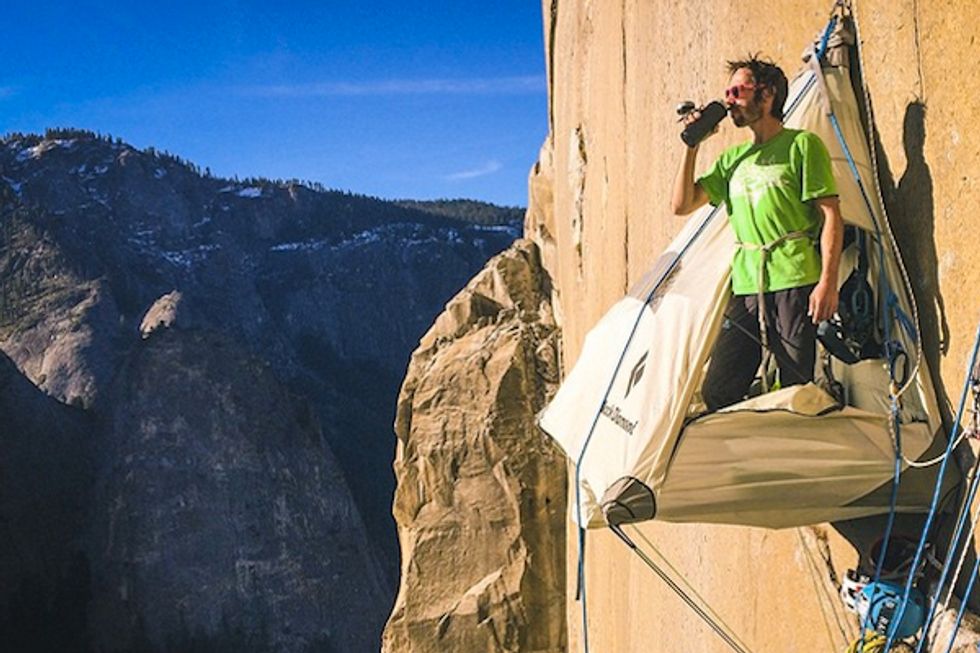 Скала el Capitan скалолаз