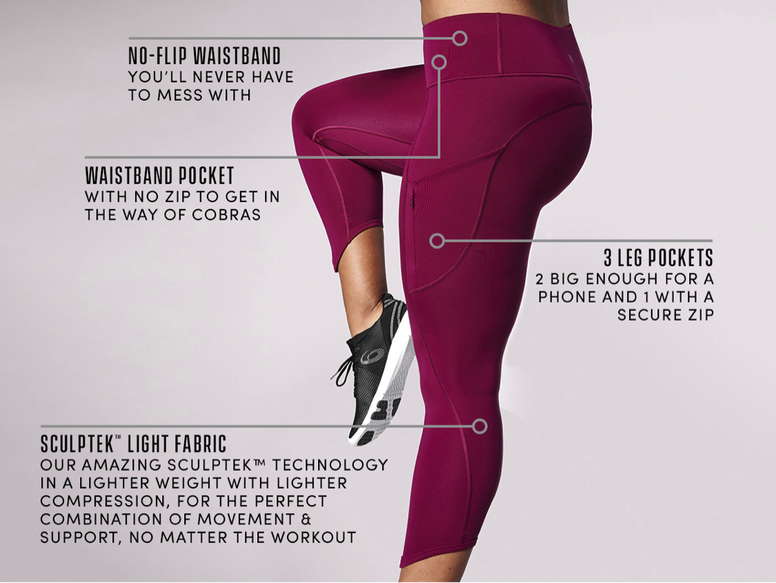 Women's Sonoma Goods For Life® Wide-Waistband Capri Leggings